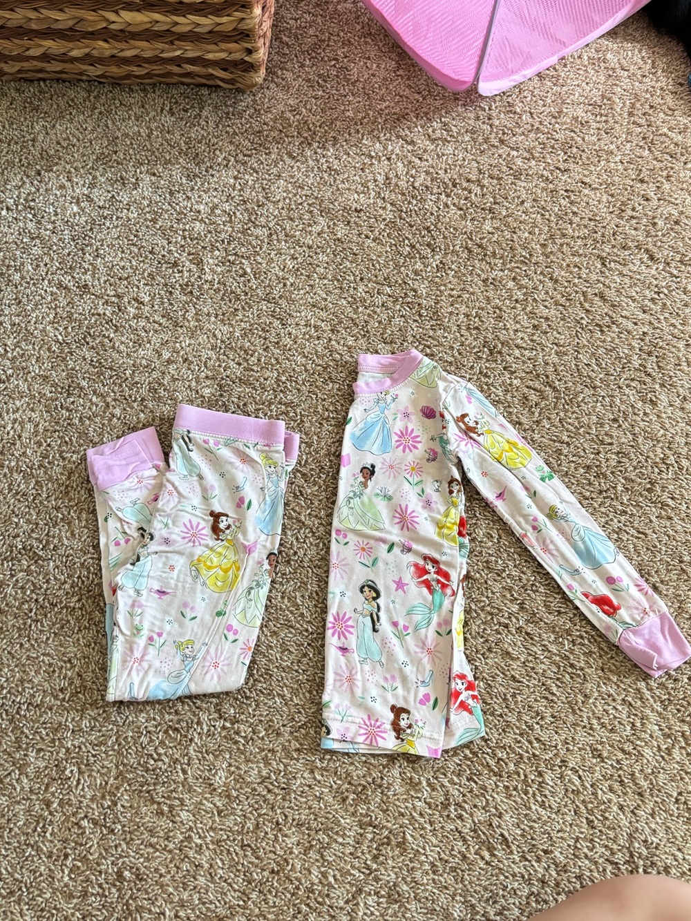 OG princess Little Sleepies 2 piece long sleeve set